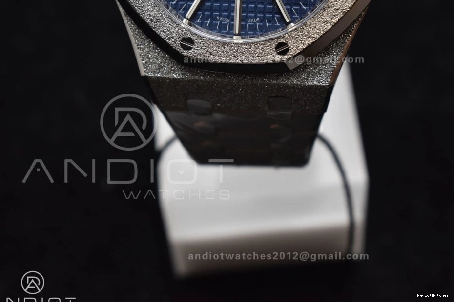 SS Versatile Frosted Bracelet 15400 1095 Edition A SS on ZF Blue Oak Royal Case 1:1 Best 41mm Dial Textured 1216
